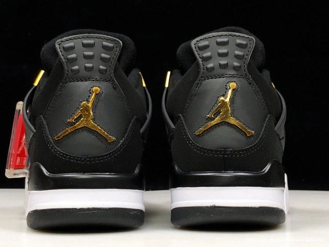Official Maikesneakers Jordan Metallic Royalty Air Gold-White 308497-032 Black 4 0801